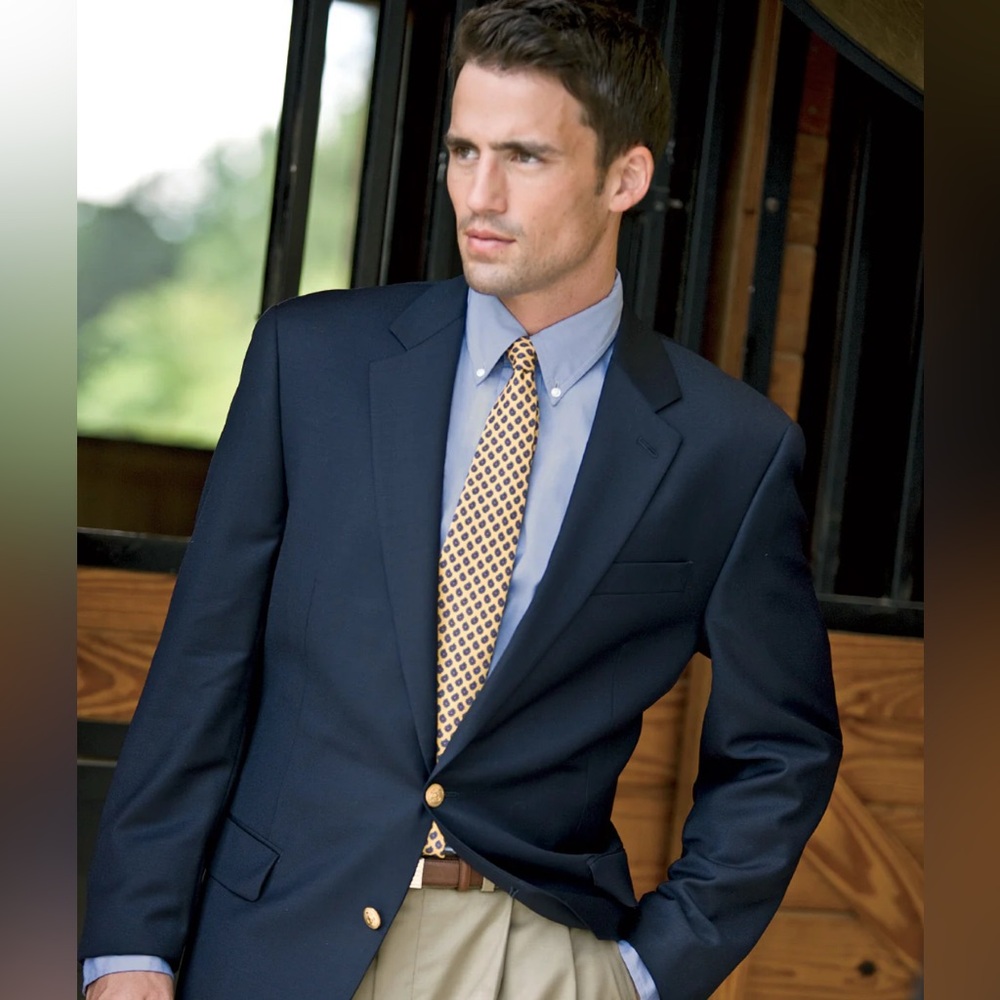 Ralph Laure Classic Navy Men's Blazer